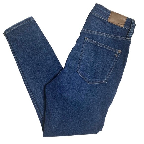 Madewell Curvy High Rise Skinny Jeans In Coronet Wash Size 26 - Picture 4 of 11